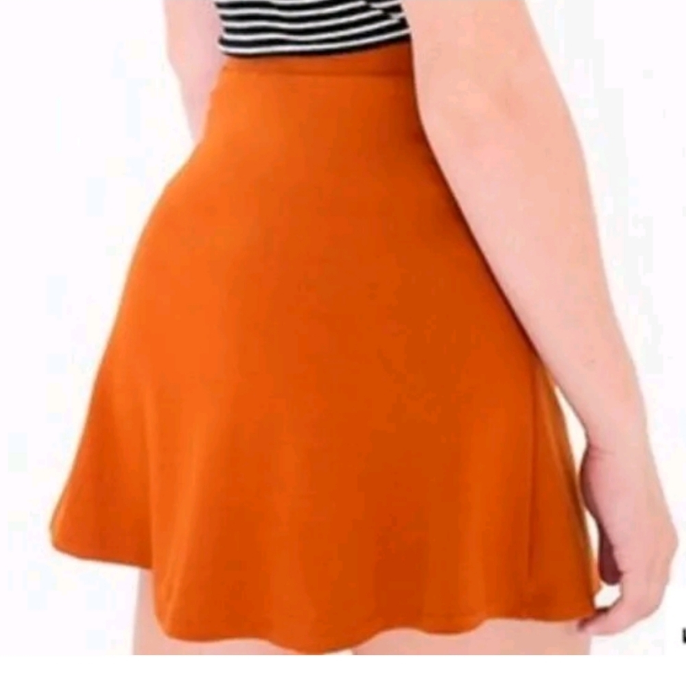 🍁Rust Classic Hyperion Skirt by American Apparel